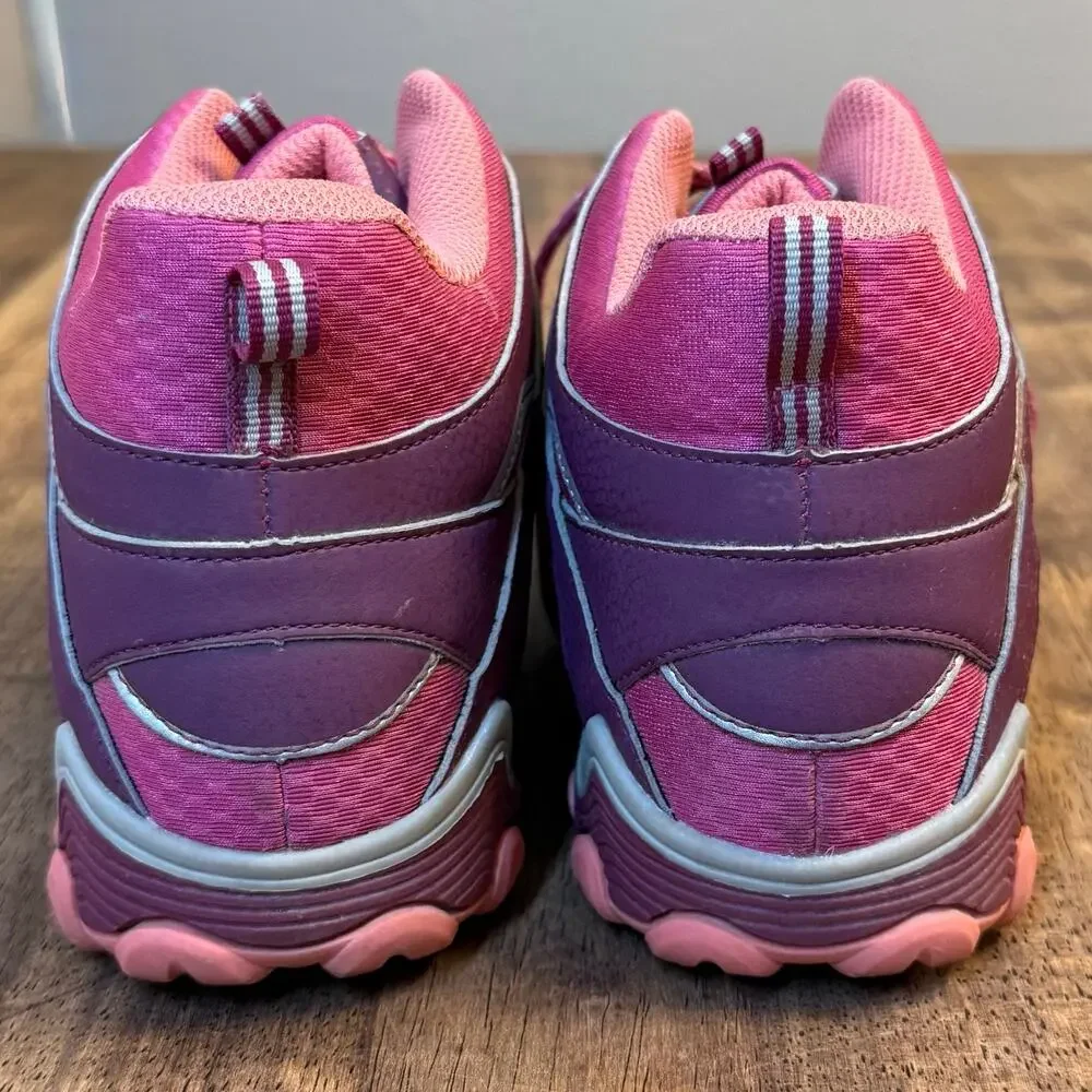 Merrell Kids Chameleon 7 Access Mid Waterproof Hiking Boot Pink Purple Women 7